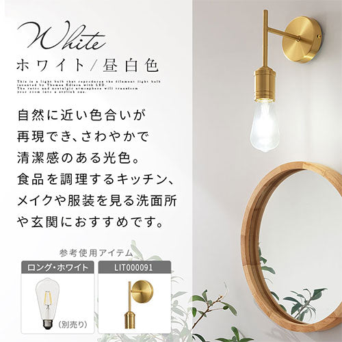 LEDフィラメント電球〔丸型〕