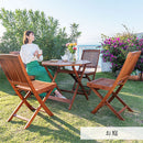 天然木ガーデン　チェア　2脚セット ガーデンチェア ガーデンチェアセット 2脚 折りたたみ ガーデンファニチャー おしゃれ 木製 ガーデニング チェア アウトドアチェア ベランダ キャンプ 庭 ぼん家具