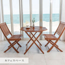 天然木ガーデン　チェア　2脚セット ガーデンチェア ガーデンチェアセット 2脚 折りたたみ ガーデンファニチャー おしゃれ 木製 ガーデニング チェア アウトドアチェア ベランダ キャンプ 庭 ぼん家具