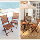 天然木ガーデン　チェア　2脚セット ガーデンチェア ガーデンチェアセット 2脚 折りたたみ ガーデンファニチャー おしゃれ 木製 ガーデニング チェア アウトドアチェア ベランダ キャンプ 庭 ぼん家具