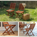 天然木ガーデン　チェア　2脚セット ガーデンチェア ガーデンチェアセット 2脚 折りたたみ ガーデンファニチャー おしゃれ 木製 ガーデニング チェア アウトドアチェア ベランダ キャンプ 庭 ぼん家具