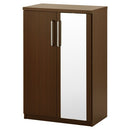 ミラー付きシューズラック ロータイプ 幅60cm シューズボックス シューズラック 下駄箱 ミラー付き 薄型 靴箱 幅60 コンパクト 大容量 玄関収納 ラック 棚 日本製 収納ボックス 玄関 ロータイプ 省スペース ぼん家具