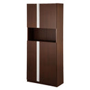 からくり扉付きシューズボックス 幅75cm シューズボックス シューズラック 下駄箱 インテリア 家具 おしゃれ 北欧風 ぼん家具