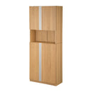 からくり扉付きシューズボックス 幅75cm シューズボックス シューズラック 下駄箱 インテリア 家具 おしゃれ 北欧風 ぼん家具