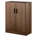 シューズボックス 2扉 薄型タイプ 幅60×奥行30cm 靴箱 シューズボックス おしゃれ 下駄箱 シューズラック スリム 靴 収納棚 木製 薄型 扉付き コンパクト 大容量 幅60 玄関 白 省スペース ぼん家具