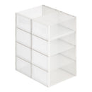 シューズボックス Sサイズ〔8個セット〕 シューズボックス 靴箱 クリア おしゃれ スニーカーボックス スニーカーケース 収納 小型 コンパクト 扉付き コレクション 積み重ね 8個セット ぼん家具