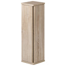 扉付き収納ボックス トイレ収納 トイレラック スリム コーナー トイレットペーパー 収納 ペーパーストッカー スリムラック 木製 コンパクト 約 20cm 角 省スペース 薄型 ぼん家具