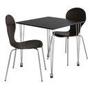 ダイニングテーブル3点セット ダイニングテーブルセット 2人用 ダイニング テーブル 3点セット おしゃれ 北欧 シンプル リビング コンパクト 白 黒 ぼん家具