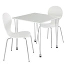 ダイニングテーブル3点セット ダイニングテーブルセット 2人用 ダイニング テーブル 3点セット おしゃれ 北欧 シンプル リビング コンパクト 白 黒 ぼん家具