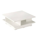 センターテーブル〔75×75cm〕 収納付き センターテーブル 収納 幅75 木製 ローテーブル 正方形 リビングテーブル 棚付き テーブル 棚 高級感 座卓 大きめ 食事 机 新生活 北欧 おしゃれ ぼん家具