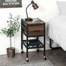 サイドテーブル ミニテーブル ナイトテーブル ソファサイド デスク サイド ワゴン ミニチェスト 引出し 収納 幅30cm 省スペース 西海岸 おしゃれ ぼん家具