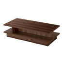 センターテーブル〔115×55cm〕 センターテーブル ローテーブル リビングテーブル 収納付き おしゃれ 木製 座卓 ちゃぶ台 棚付き 北欧 大きめ 長方形 リビング 高級感 白 茶 約 幅115 ぼん家具