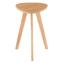 サイドテーブル サイドテーブル ベッドサイドテーブル 木製 約 高さ60cm 天板 幅40cm 円形 丸テーブル スリム コンパクト ウッド 机 ナイトテーブル ソファテーブル 北欧 サブ ぼん家具