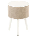 収納テーブル サイドテーブル ベッドサイドテーブル テーブル ナイトテーブル おしゃれ 北欧 スリム 円形 丸 収納 ソファテーブル 高さ50 幅35  コンパクト ウッド 机 ぼん家具