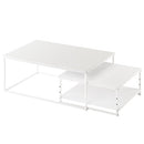 ネストテーブル テーブル ローテーブル おしゃれ ネストテーブル センターテーブル リビングテーブル 伸縮 木製 デスク 北欧 大理石風 アンティーク調 棚付き 可動棚 ぼん家具