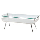 スタイリッシュセンターテーブル テーブル センターテーブル ローテーブル ガラス おしゃれ 棚付き 木製 収納 モダン スリム コンパクト 座卓 リビング 長方形 脚 スチール ぼん家具