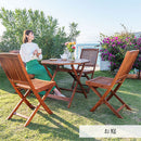 天然木ガーデン　テーブル ガーデンテーブル ガーデンファニチャー 屋外 テーブル おしゃれ 折りたたみ 木製 天然木 庭 バルコニー テラス ベランダ diy 単品 ぼん家具