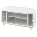 [ 幅80cm ] 木製テレビ台 tvボード テレビ台 モニター台 ローボード 32インチ キャスター おしゃれ 扉付き コーナー 幅80 木製 ガラス扉 壁寄せ 角置き ぼん家具