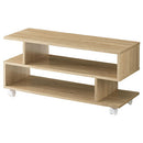 [ 幅80cm ] キャスター付きテレビ台 テレビ台 ローボード キャスター付き ラック 2段 S型 テレビボード キャスター TV台 木製 おしゃれ 収納 24型 32型 テレビ 台 S字ラック ロータイプ ぼん家具