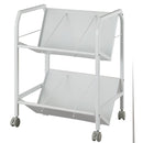 ファイルワゴン〔2段〕 電話台 FAX台 ワゴン ファイルワゴン 2段 インテリア 家具 おしゃれ 北欧風 シンプル おすすめ 人気 ぼん家具