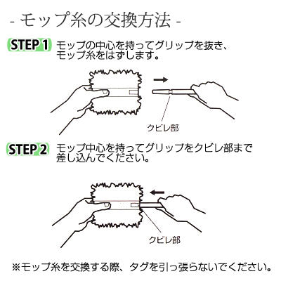 ハンディモップ〔スペアモップ糸〕