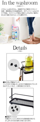 ディスペンサースタンド〔ワイドタイプ〕 TOWER 山崎実業 ディスペンサーラック ボトルラック シャンプーラック 石鹸ラック 洗面所 収納 インテリア 雑貨 おしゃれ 北欧 スリム ラック 棚 シンプル2段 山崎実業