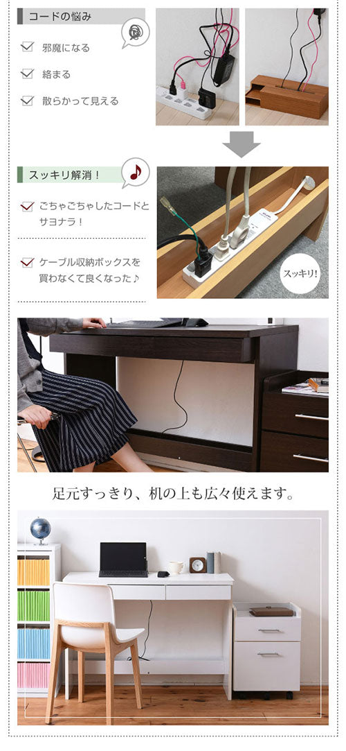 デスク＆チェストセット