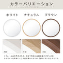 壁掛けラウンドミラー 壁掛け鏡 ウォールミラー ミラー 丸型 壁掛け 35cm 天然木 木枠 丸ミラー 壁 吊り下げ 姿見 玄関 小さめ 木製フレーム 木 飛散防止 フック付き ぼん家具