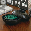 蚊取りポット 蚊取り線香ホルダー 蚊取り線香入れ 陶器 かわいい おしゃれ 蚊取り線香立て 蚊遣り器 蚊やり 虫除け ケース スタンド 山崎実業