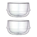 KRONOS　ダブルウォールティーカップ〔2個セット〕 ティーカップ ダブルウォールティーカップ グラス コップ デザートカップ カップ 食器 お酒 飲み物 おしゃれ キッチン 日用品 台所用品 2個セット ぼん家具