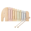 エレファントシロフォン 楽器玩具 もっきん 日本製 子供 木のおもちゃ 動物 ゾウ ぞうさん 音遊び 天然木 かわいい 幼児 2歳 3歳 4歳 5歳 6歳 男 女 かわいい ぼん家具