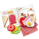 しょくぱんくんとサンドイッチ えほん 絵本 布おもちゃ 布のおもちゃ 洗える さわって遊べる おままごと 食材 食べ物 幼児 赤ちゃん 1.5歳 2歳 3歳 男の子 女の子 ぼん家具